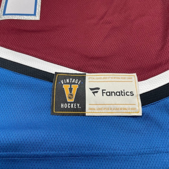 Colorado Avalanche Jersey Mens Large Red NHL Hockey Fanatics Forsberg 21 - Picture 7 of 14